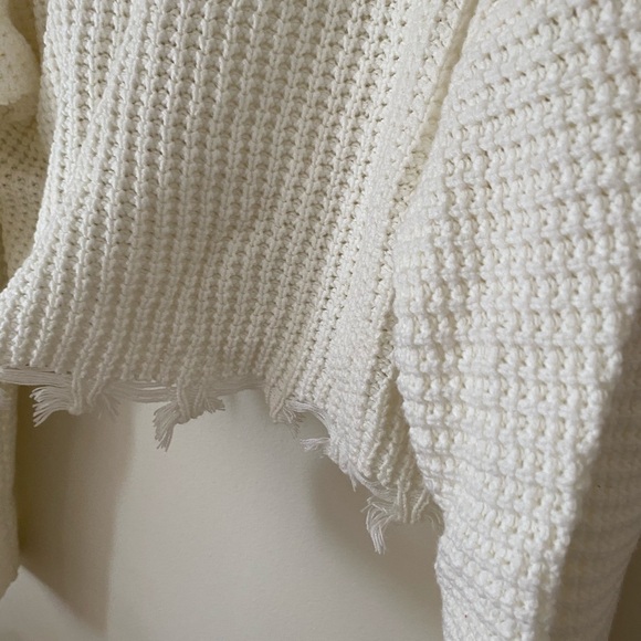 Frayed Crop Sweater - Picture 5 of 6